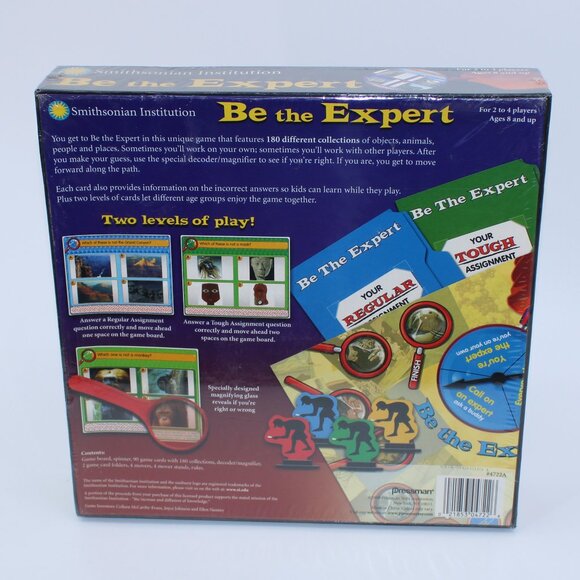Smithsonian Be The Expert Pressman Board Game - Picture 2 of 2